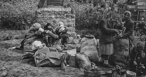 Sowjetische Heimkehrer, April 1945