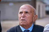 Ugo Brilli bei einem Besuch im Dokumentationszentrum NS-Zwangsarbeit im September 2017
