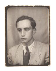 Passbild von Walter Frankenstein nach der Befreiung, Berlin, Sommer 1945